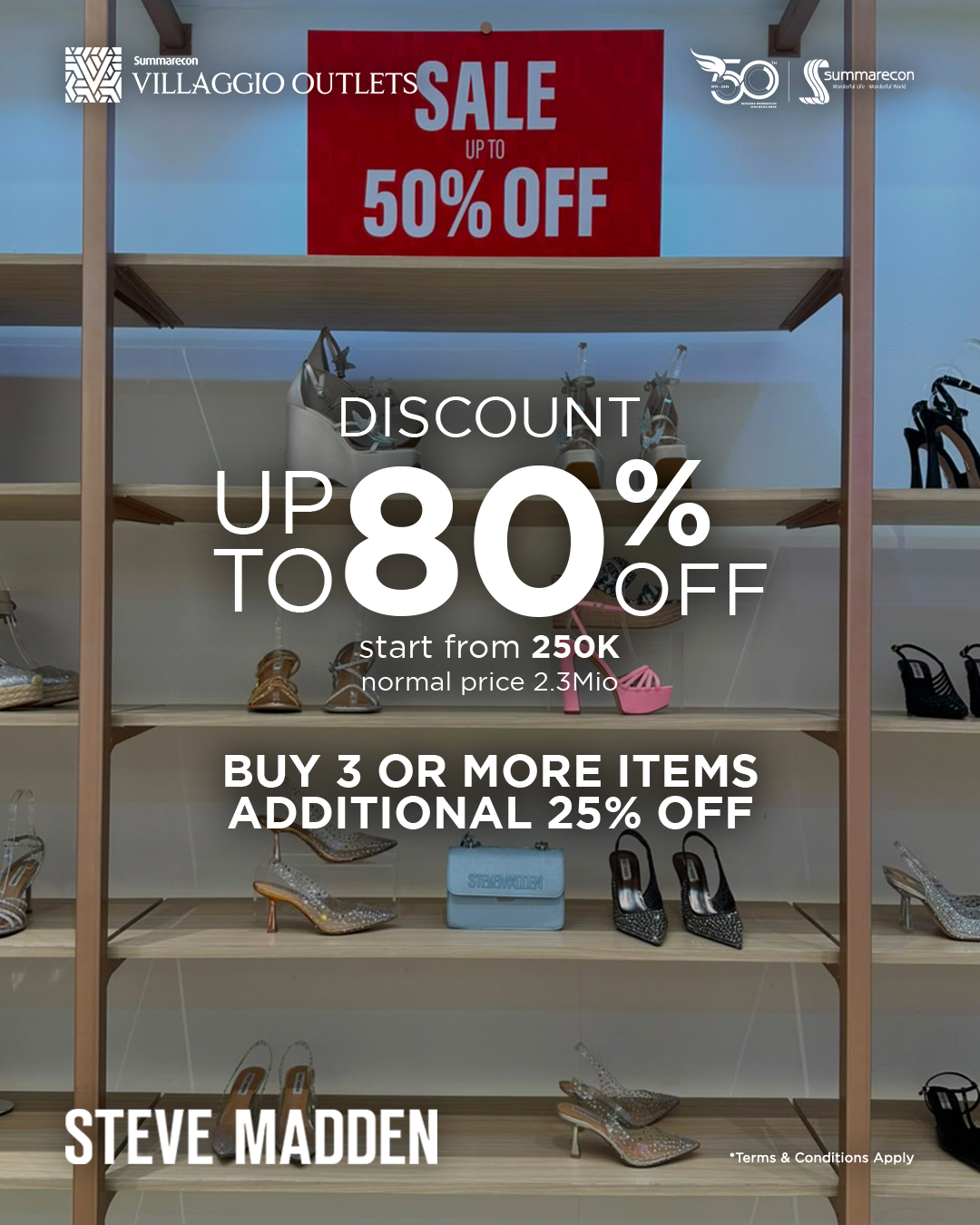 Steve Madden DISCOUNT UP TO 80% OFF